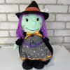 Assortment of friendly witches, Dracula, and a ghost. Witch, ghost, and Dracula