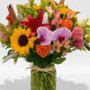 Mix arrangement with lots of Voight colors perfect for summer.
