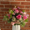 Hand-picked blooms in gentle blush tones, carefully arranged to celebrate the beauty