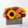 This arrangement will have you dreaming of autumnal spices with rich red