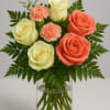 A delicate blend of elegance and charm. This bouquet combines soft white