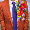 The Lakewood Lapel by Royal Petals ATL is a tribute to the