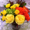 Pretty pick me up of Vibrant fall colors in a low pave