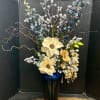 Unique silk arrangement created by one of our experienced designers. This arrangement
