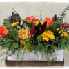 This arrangement s in a 12&quot; birch box and i contains roses