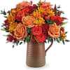 Celebrate fall with the Terra Bloom Pitcher Bouquet, a stunning mix of