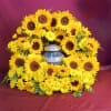 Sunflower Urn arrangement