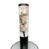 Cylindrical box with three beautiful roses in scale
