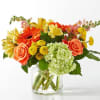 The spirit of a sunny autumn day in a beautiful bouquet.