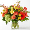 The spirit of a sunny autumn day in a beautiful bouquet.