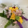 Fresh cut bouquet for when no vase is needed! Hand picked for
