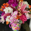 fresh flowers in birthday Bucket 