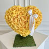 Mini Heart Sculpture Stands Approx 18&quot; Tall
Approximately 70-75 roses
