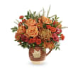 Capture the beauty of cascading fall leaves with this heartwarming rose bouquet