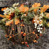 8 x 8 in pumpkin shaped design