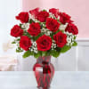 12 Classic Red Roses Deluxe
All Occasion
Red Glass Vase

Place your Order Online Monday