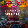 Our design team will select the freshest seasonal assortment or tropical orchid