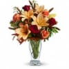 Absolutely exquisite! This bouquet is a fall flower fantasy come true. All