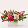 Sweet as can be, this blushing bouquet of hot pink blooms is