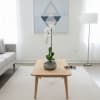 A high quality Single white orchid arrangement with a vase 8.5&quot; D