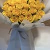 Yellow roses always harmonize wherever they go, since their color emanates happiness