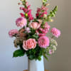 Soft pinks are still a win for autumn especially when seasonal dahlias