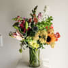 The joy in receiving fresh flowers is watching them come into full