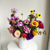 The joy in receiving fresh flowers is watching them come into full
