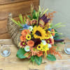 Adorable cornucopia is just the perfect size for a buffet or table!