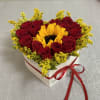 Sunflower heart for someone special 