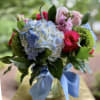 Sweet Summer &ndash; Vibrant Blue &amp; Pink Floral Arrangement | Wilmington, Delaware