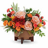 Celebrate the season with warmth and charm. Teleflora&#039;s Copper Celebration Centerpiece captures