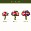 This dreamy jewel toned bouquet combines bold color and eye catching texture