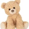 CURLIE THE TAN TEDDY BEAR: Adorably cute 10.5&quot; tall teddy bear stuffed