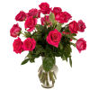 Our classic 18 hot pink roses are designed with long-stem 70 cm