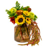 Embrace the beauty of autumn with our &quot;Harvest Glow&quot; floral arrangement, featuring