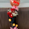 mini ramito con un globo de te amo/i love you