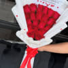 ramo de 20 rosas rojas 