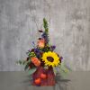 A gorgeous mix of fall colors sure to bring a smile to