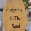 Footprints In The Sand 40&quot; Silver Wind Chime

Message on Chimes: &ldquo;Footprints In