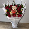 ROSES, TEDDY BEAR, 