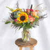 This arrangement captures the warmth of the countryside with a rich mix