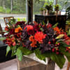 Each arrangement is custom designed, using seasonal, best-of-day blooms. The image shown