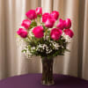 These beautiful Hot Pink roses will definitely let that someone special 