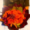 Celebrate the beauty of the season with a vibrant bi-color purple rose