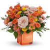 Orange splendor! Celebrate any season, with this lush orange bouquet, artfully gathered