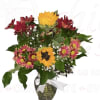 Brighten any fall  day with the addition of this sunflower bouquet