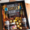 set de regalo elaborado con cerveza corona, chocolates hershey, nutella, ferrero rocher