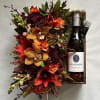This pairing brings together the rich hues of autumn and the post