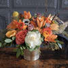 Embrace the enchanting Beauty of Fall with this wonderful design. This arrangement
